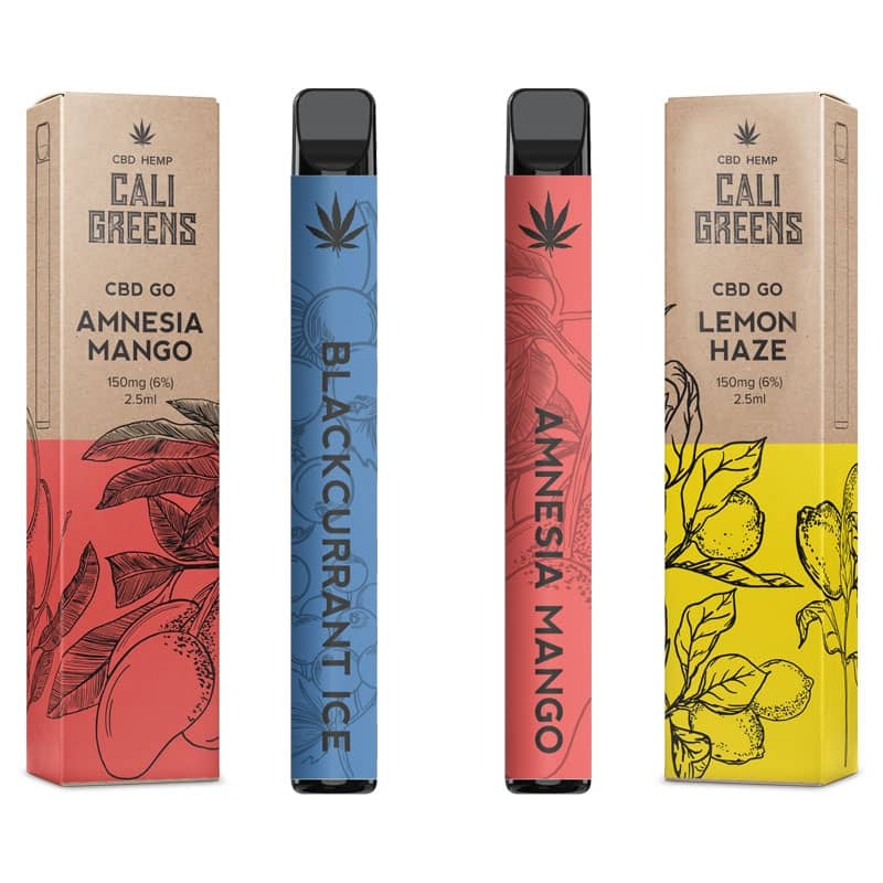 Cali Greens CBD Go Disposable Pen (150mg) - CBDgo UK